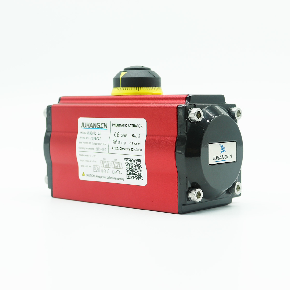 Raca Actuator Aeroibrithe agus Pinion ag gníomhú go dúbailte JHA0035DA